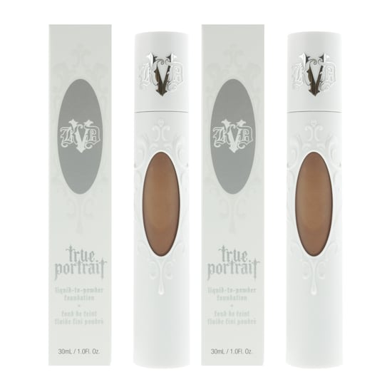 KVD Beauty True Portrait Liquid-To-Powder Foundation 30ml - Tan 074 x 2