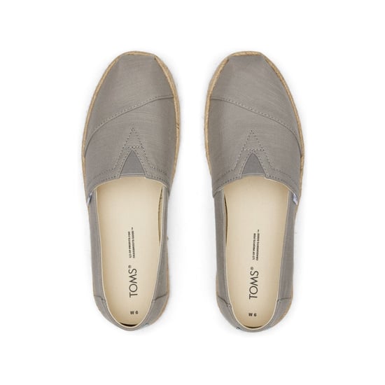 TOMS Alpargata Rope 100% Cotton Women's Drizzle Grey Espadrilles - Image 4