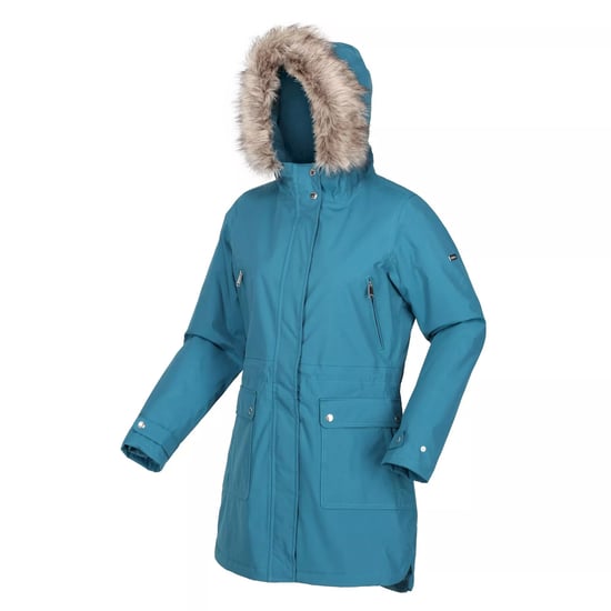 Regatta Womens/Ladies Sabinka Faux Fur Trim Parka (Dragonfly) - Image 3