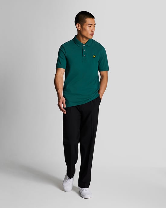 Lyle & Scott Polo liso verde malaquita - Image 2