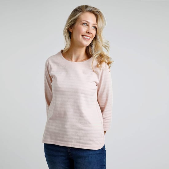 Self Stripe Texture Top