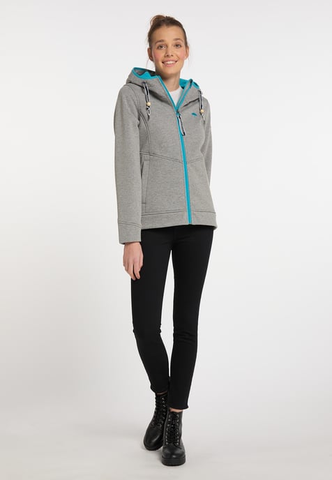 Schmuddelwedda functional jacket women Grey melange - Image 2