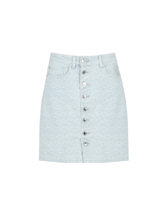 Guess Falda Jeansowa de mujer azul - Image 1