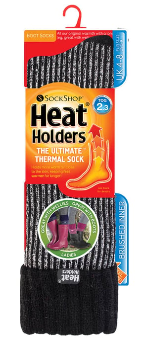 Calentadores - Calcetines térmicos acanalados para mujer - Image 2