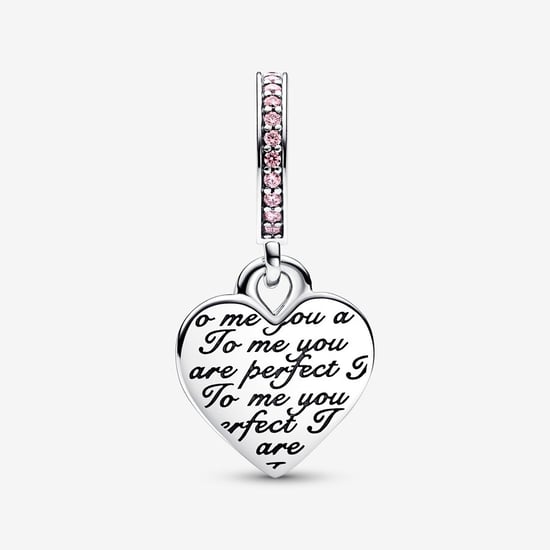 Pandora 'Family & Friends' Women's 925 Sterling Silver Charm - Silver/Rose 782641C01
