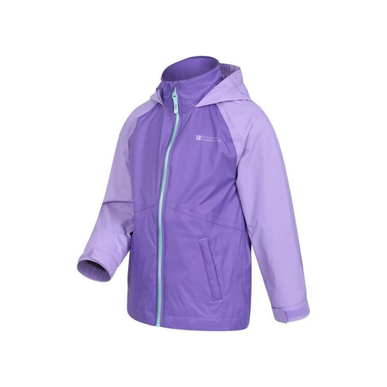 Mountain Warehouse Childrens/Kids Torrent II Waterproof Jacket (Lilac) - Image 3