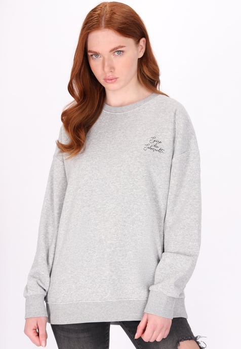 Dreimaster Sweatshirt women Grey melange - Image 3
