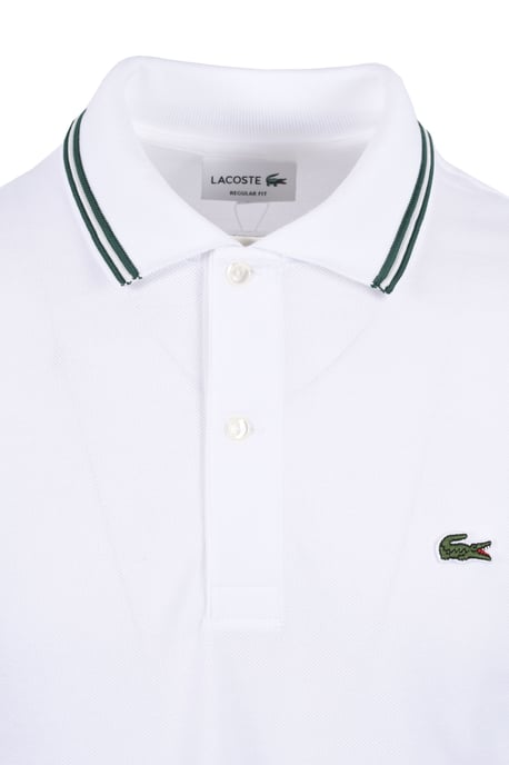 Lacoste Tipped Polo White - Image 2