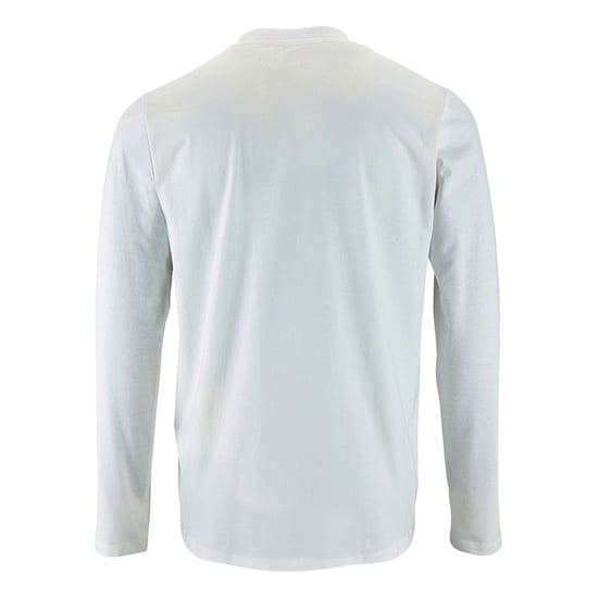 SOLS Mens Imperial Long Sleeve T-Shirt (White) - Image 2