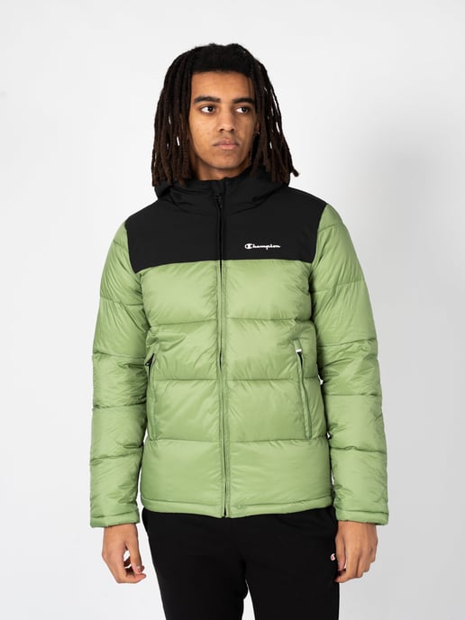 Champion Chaqueta del hombre negro, verde - Image 3