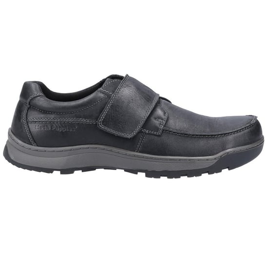Hush Puppies Mens Casper Leather Shoes (Black) - Image 3