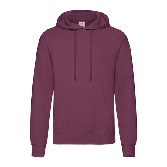 Fruit of the Loom Unisex Adult Polycotton Lightweight Hoodie (Burgundy) - Image 1