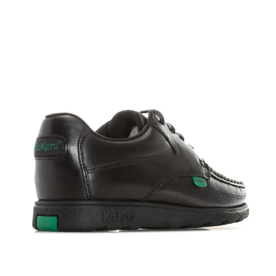 Boy's Kickers Children Fragma Lace Shoe in Black