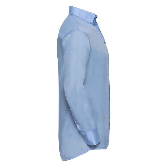 Russell Collection Mens Ultimate Long-Sleeved Formal Shirt (Bright Sky) - Image 3