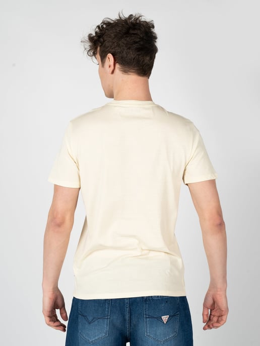 Guess T-Shirt LA Logo del hombre amarillo - Image 4