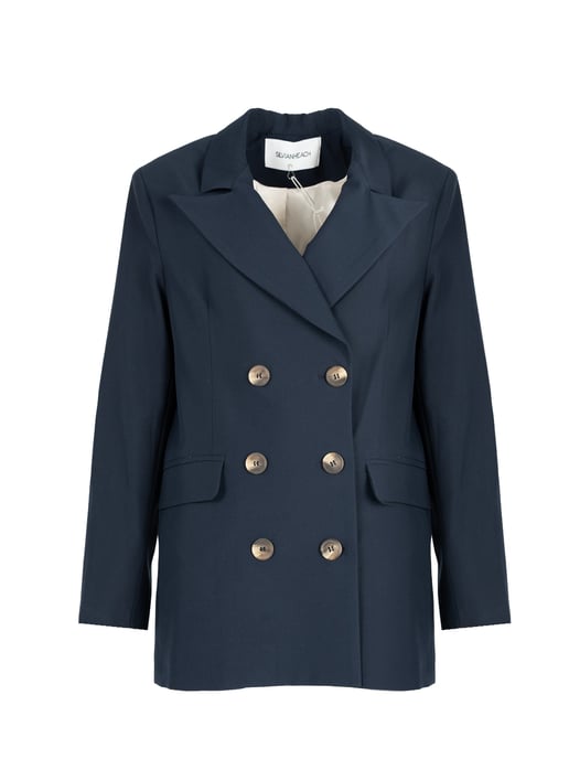 Silvian Heach Chaqueta de mujer azul oscuro - Image 1