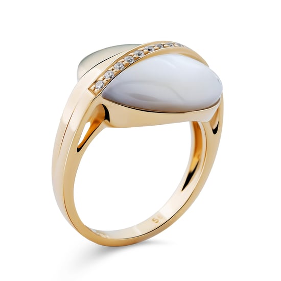 Orphelia Women's 925 Sterling Silver Ring - Gold ZR-7506/G - Image 4