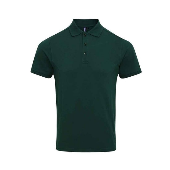 Premier Mens Coolchecker Plus Piqu Polo Shirt (Bottle Green) - Image 1