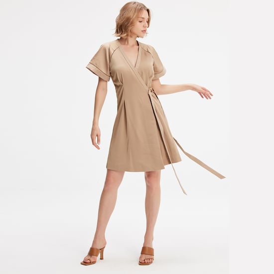 Minimalist Wrap Dress - Image 3