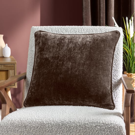 Yard Heavy Chenille Reversible Polyester Filled Cushion - Image 5