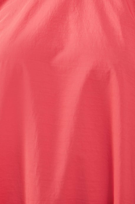 Taffeta Drop Waist Mini Smock Dress