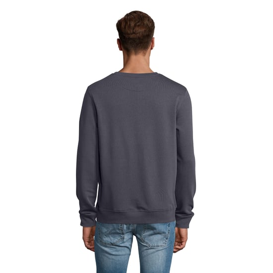 SOLS Unisex Adult Comet Sweatshirt (Deep Charcoal Grey) - Image 2