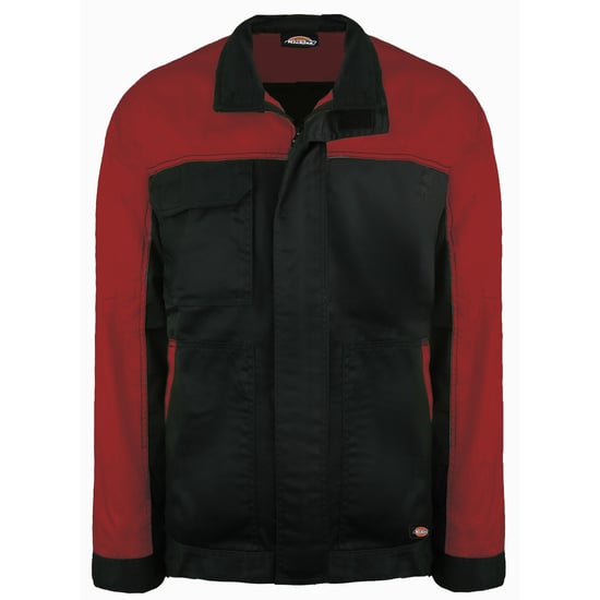 Dickies Everyday Mens Black/Red Work Work Chaqueta - Image 1