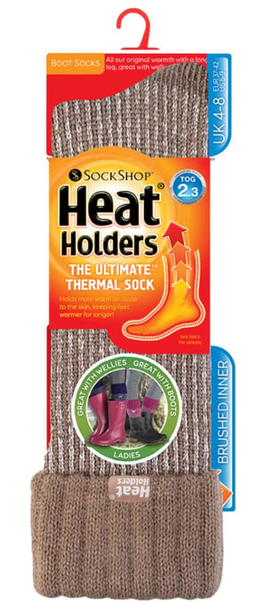Calentadores - Calcetines térmicos acanalados para mujer - Image 2