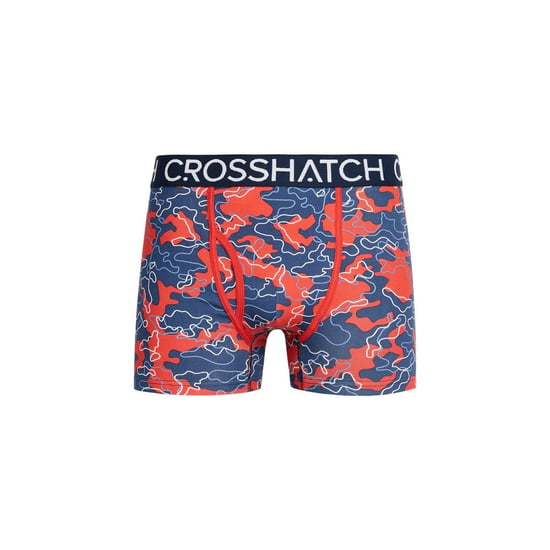Crosshatch Mens Lynol Boxer Shorts (Pack of 3) (Red) - Image 5