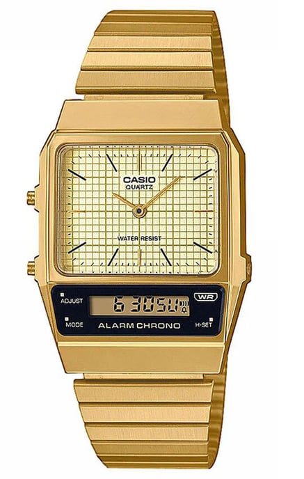 Casio Casio Collection Vintage Men's Gold Watch AQ-800EG-9AEF - Image 1