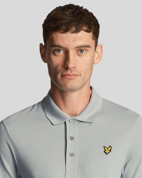 Lyle Scott Polo liso azul pizarra - Image 4