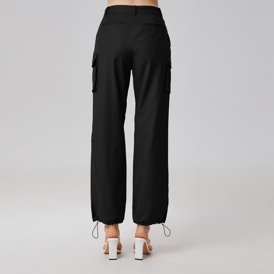 Drawstring ankle cargo pants - Image 5