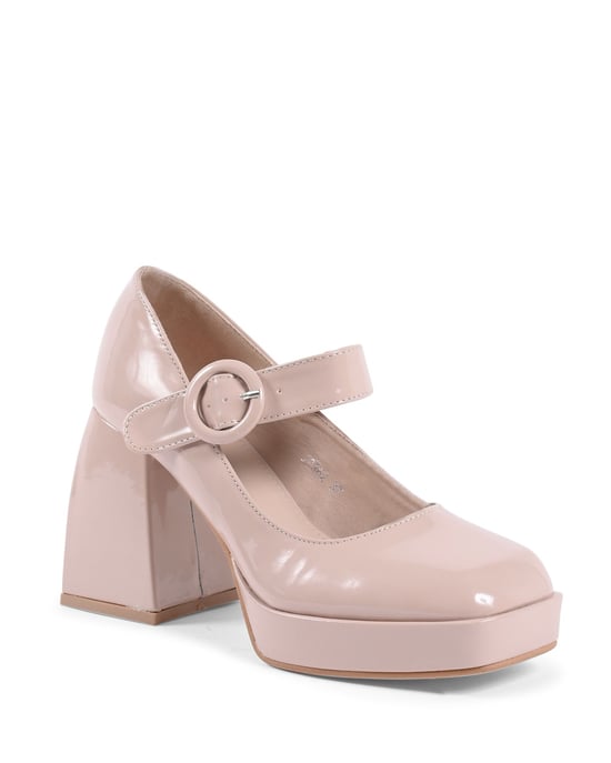 19V69 Italia Womens Mary Jane Pump Nude