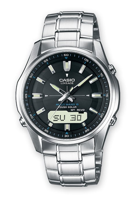 Casio Radio Controlled Watches Men's Silver Watch LCW-M100DSE-1AER - Image 1