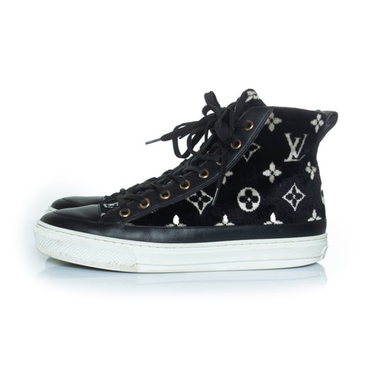 Stellar monogram velvet sneakers - Image 2