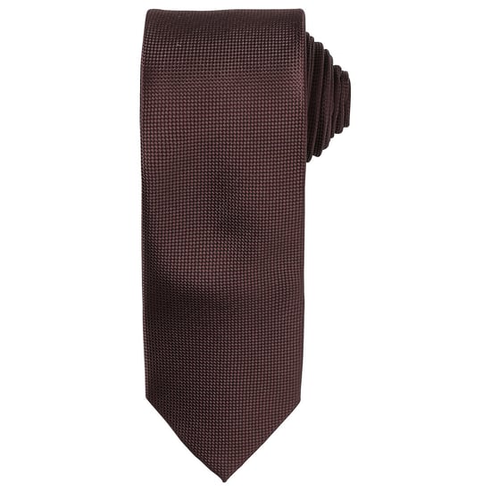 Premier Unisex Adult Micro Waffle Tie (Brown)