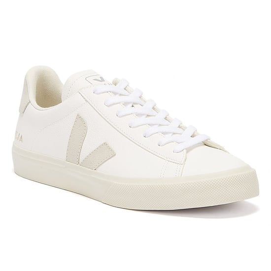 Veja Campo Mens Trainers - (White / Grey) - Image 2