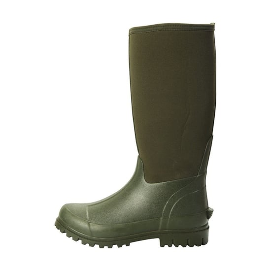 Mountain Warehouse Mens Mucker Neoprene Wellington Boots (Khaki Green) - Image 3