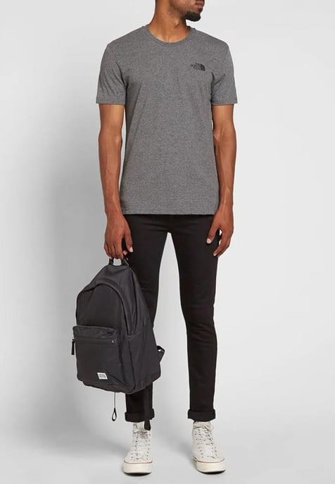 Camiseta The North Face SS Simple Dome Gris Hombre - Image 3