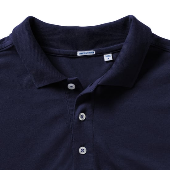 Russell Mens Stretch Short Sleeve Polo Shirt (French Navy) - Image 4