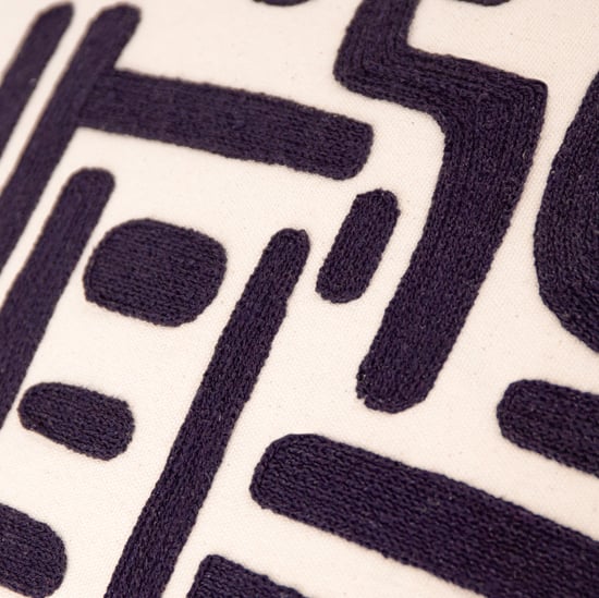 Hoem Brooke Embroidered Cotton Cushion Cover - Image 4