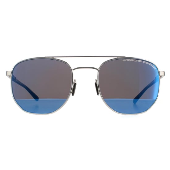 Porsche Design Round Mens Palladium Strong Dark Blue Mirror P8695