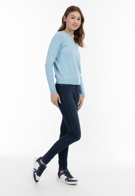 Mymo Knitted pullover women light blue - Image 2