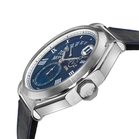 Roberto Cavalli:Reloj de cuero marrón con esfera plateada para mujer - Image 3