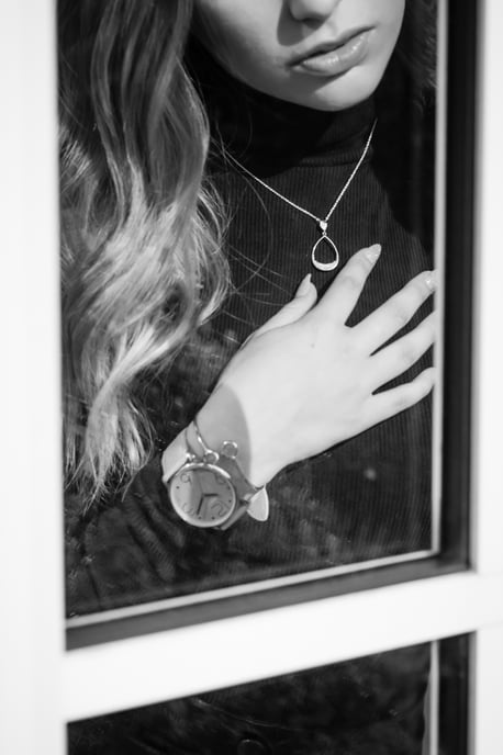 Orphelia 'Jolina' Women's 925 Sterling Silver Set: Necklace + Earrings - Silver SET-7490 - Image 4