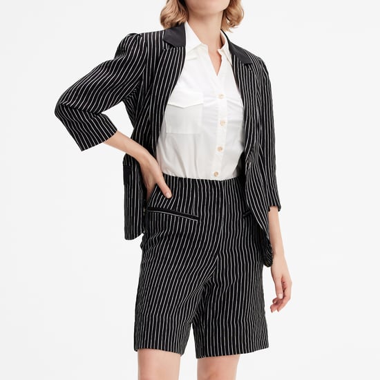 Striped straight shorts - Image 2
