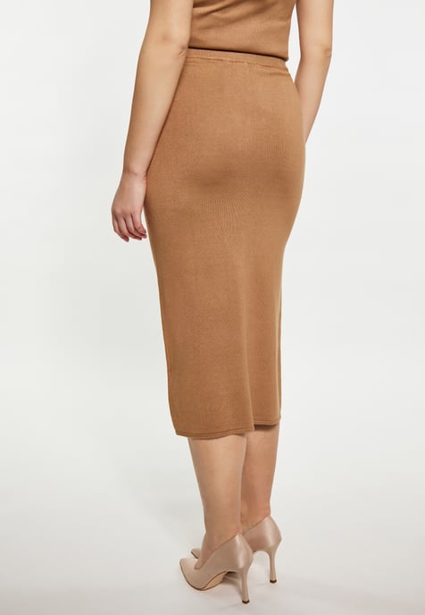 Dreimaster Skirt women camel - Image 4