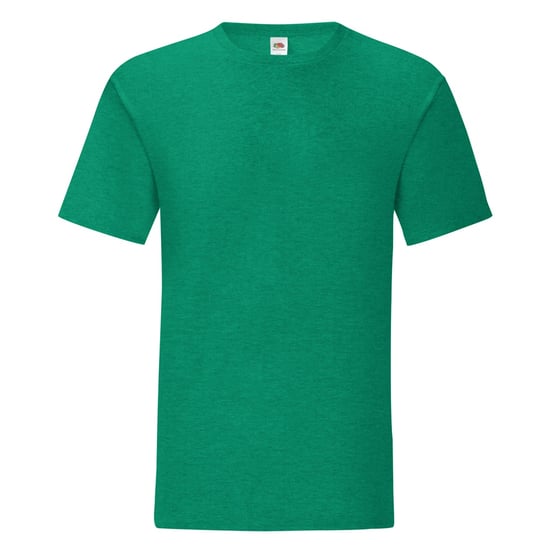 Fruit Of The Loom Mens Iconic T-Shirt (Pack of 5) (Heather Green) - Image 1