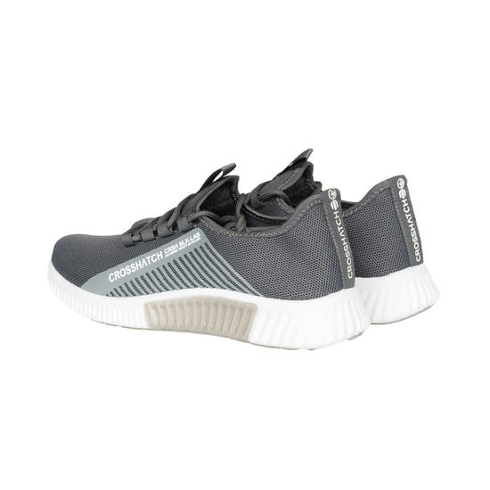 Crosshatch Mens Nimbus Trainers (Grey) - Image 2