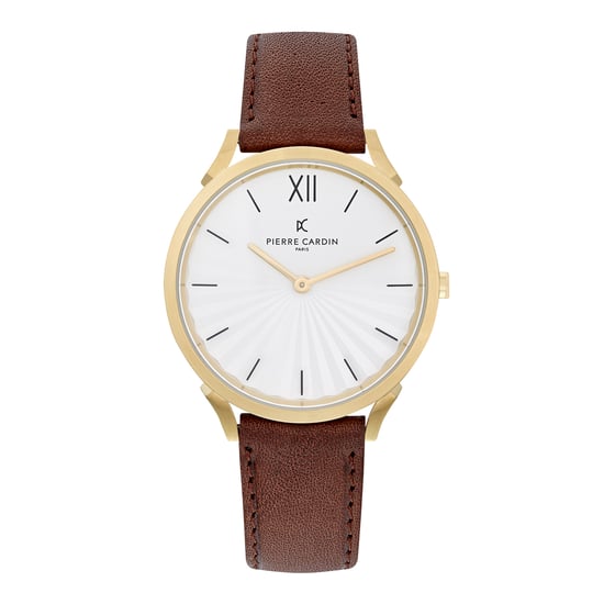 Pierre Cardin Pigalle Plissée Unisex's Brown Watch CPI.2004
